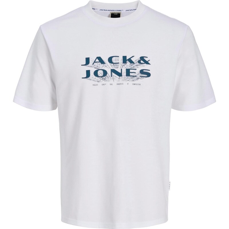 Jack & Jones Junior Tričko JCOFUSION tmavomodrá / biela 67773089
