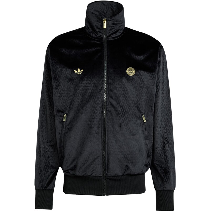 ADIDAS ORIGINALS Prechodná bunda Fc Bayern München zlatá / čierna 67773150
