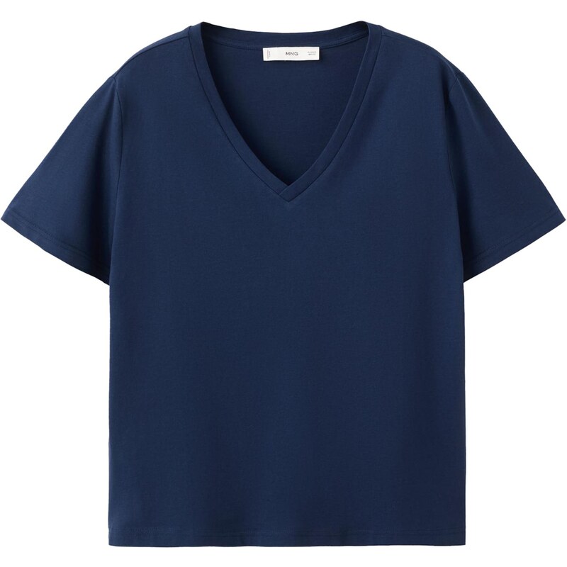 MANGO Tričko CHALSPI námornícka modrá 67773164