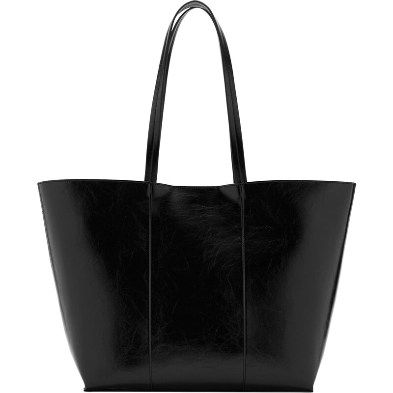 MANGO Shopper Oliver čierna 67773199