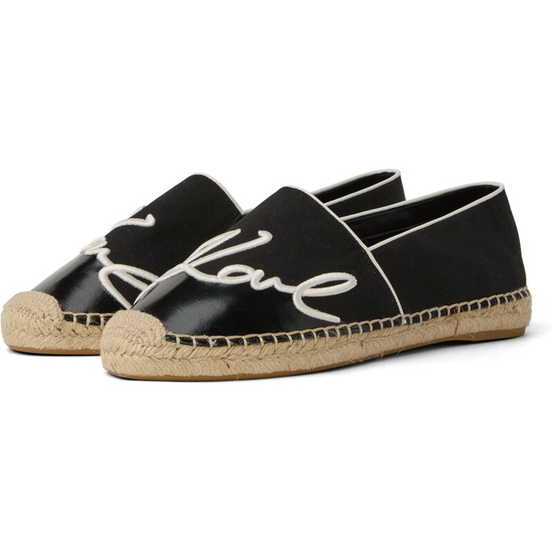 Karl Lagerfeld Espadrilky KAMINI SLIP ON čierna 67773253