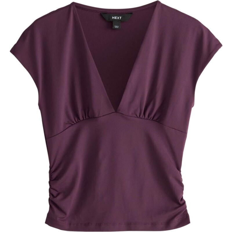 Next Tričko vínovo červená 67773274