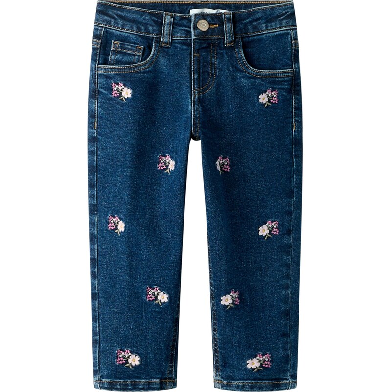 NAME IT Džínsy NMFBella modrá / ružová / biela 67792108