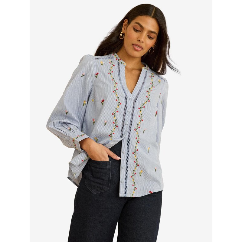 love & roses Blúzka svetlomodrá / žltá / červená / biela 67773321