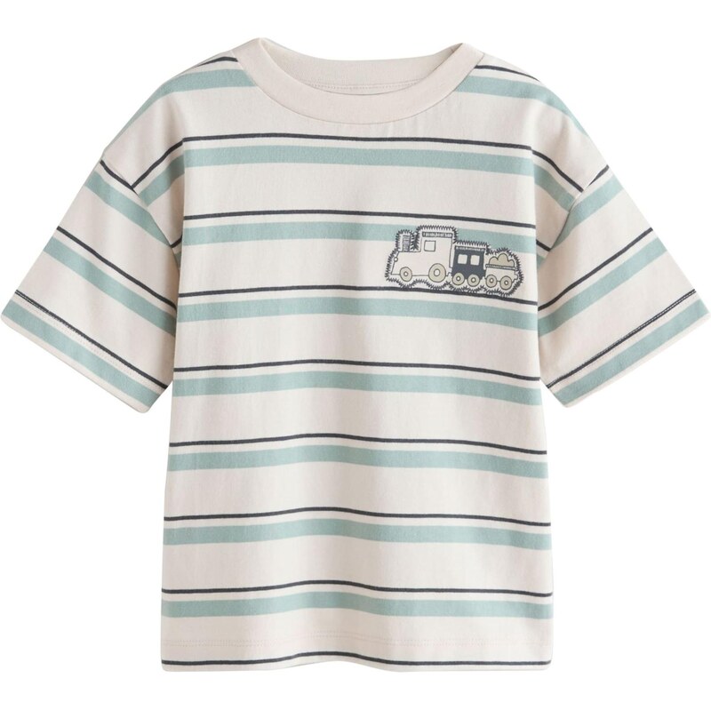 Next Tričko krémová / opálová / čierna 67773323