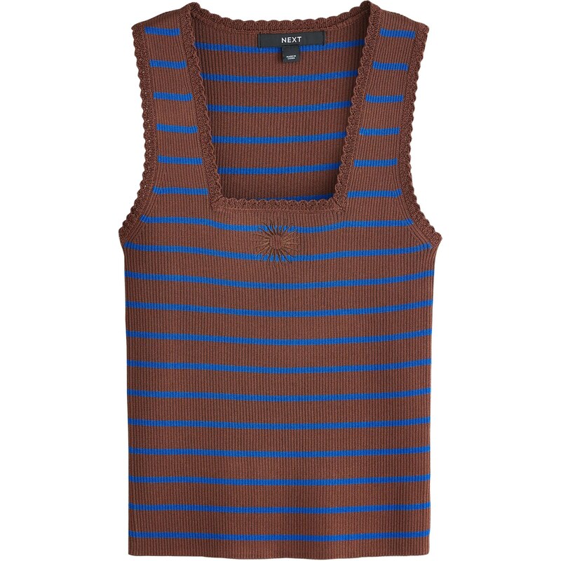 Next Sveter modrá / čokoládová 67773346