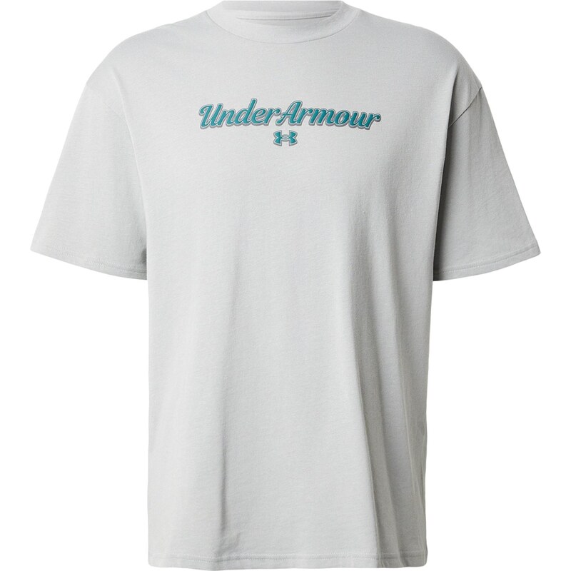 UNDER ARMOUR Funkčné tričko farby bahna / sivá melírovaná / smaragdová 67773353