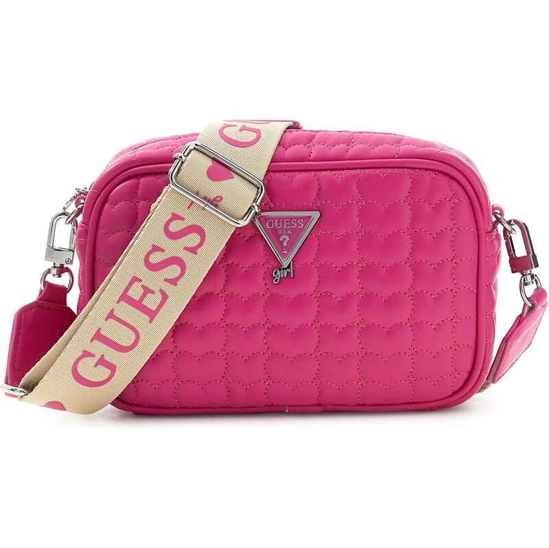 GUESS Kabelky Heart ružová 67774507