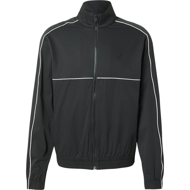 Lyle & Scott Prechodná bunda čierna / biela 67774524