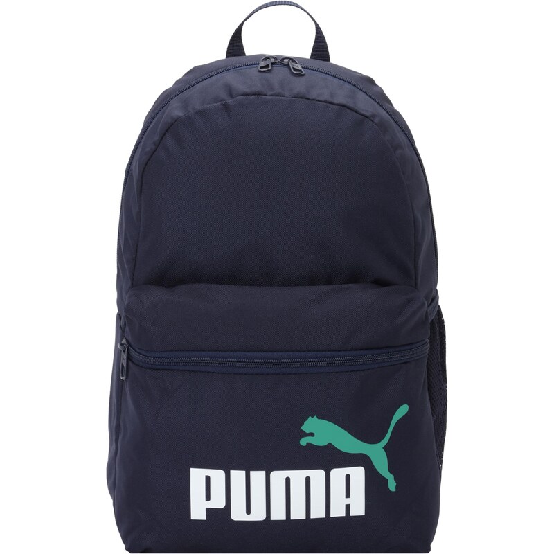 PUMA Batoh PHASE námornícka modrá / zelená / biela 67774531