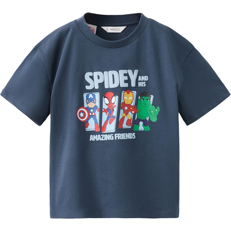 MANGO KIDS Tričko SPFRIEND námornícka modrá / svetlomodrá / zelená / 67774542