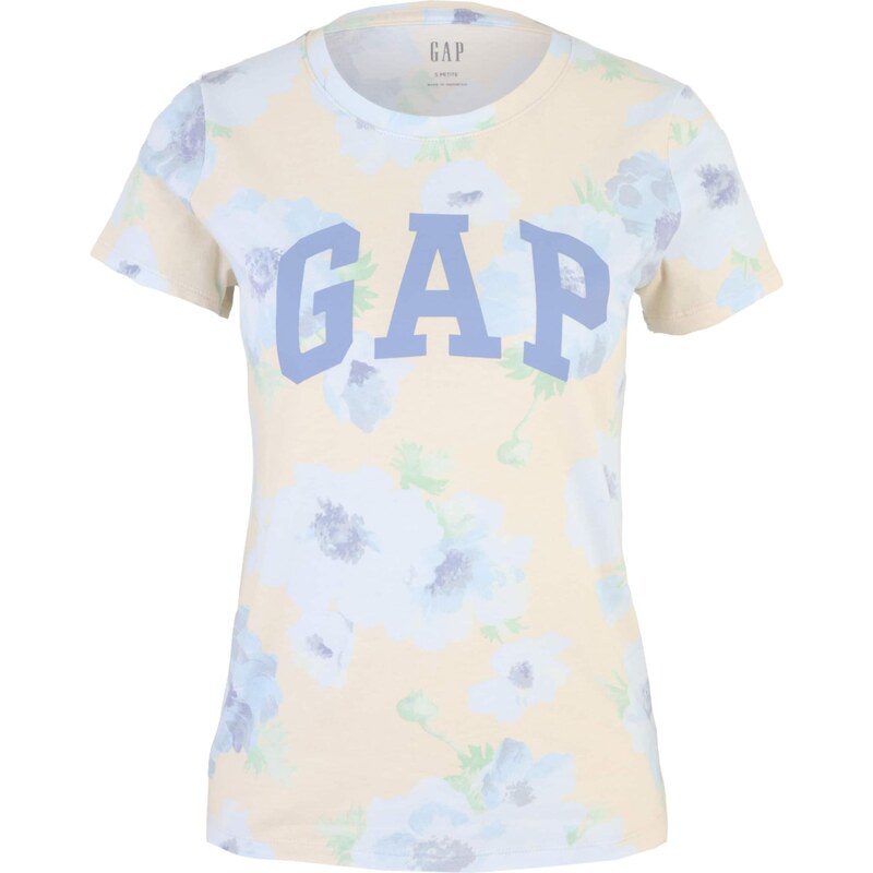 Gap Petite Tričko CLASSIC krémová / modrá / pastelovo modrá / 67774598