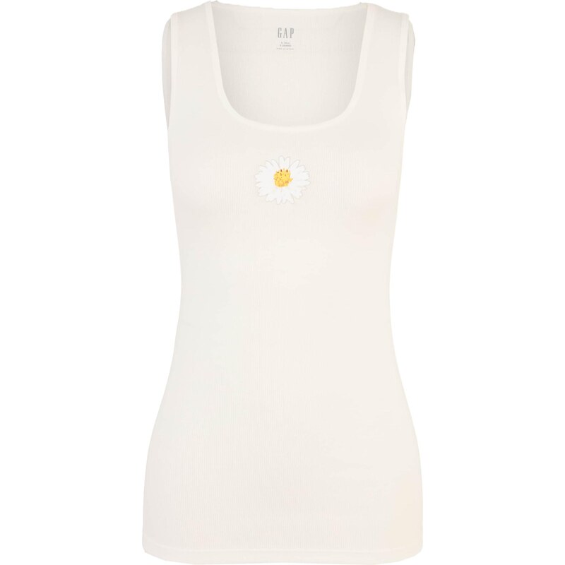 Gap Petite Top žltá / biela / prírodná biela 67774611
