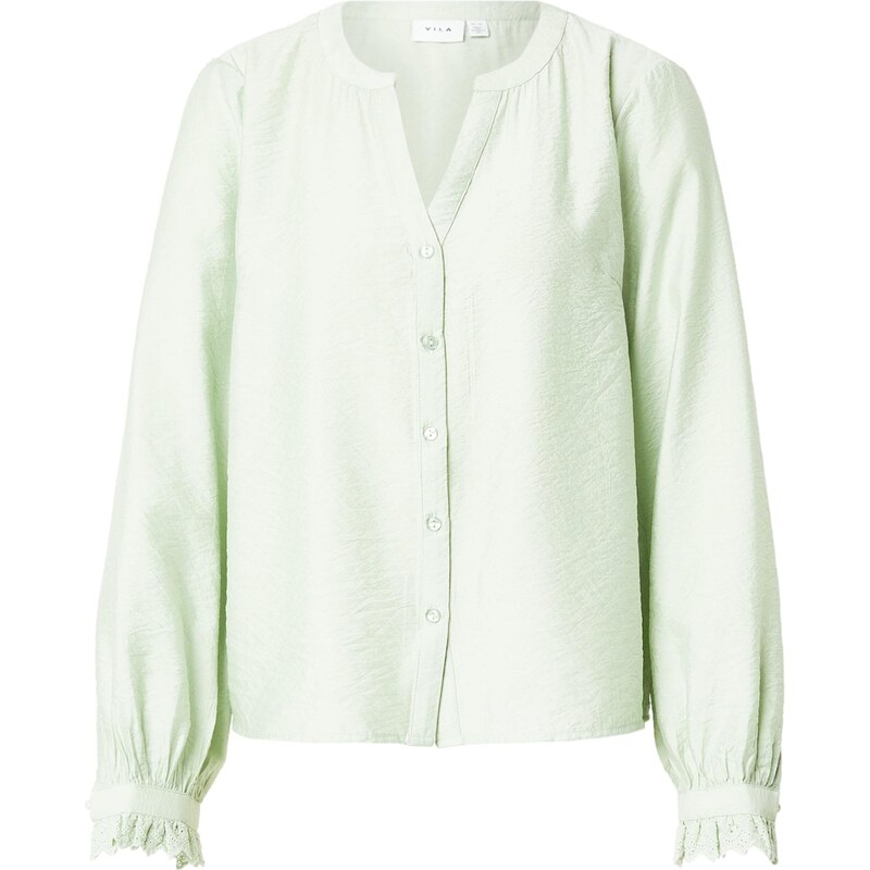 VILA Blúzka VILIMA pastelovo zelená 67774615