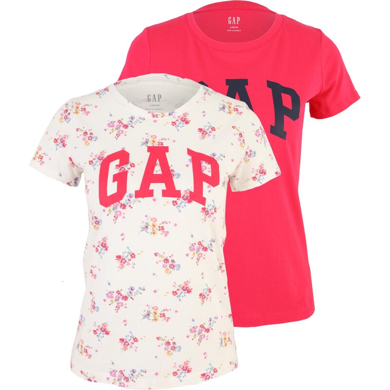 Gap Petite Tričko krémová / purpurová 67774639