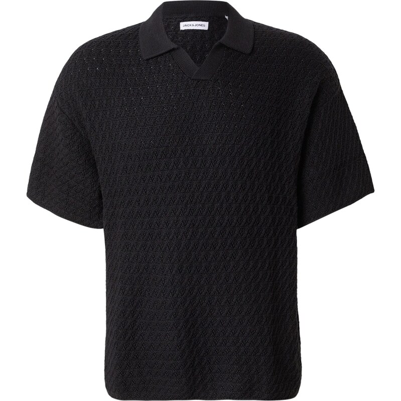 JACK & JONES Sveter JJHUDSON čierna 67774673