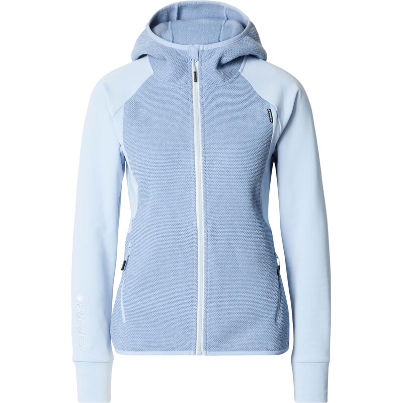 ICEPEAK Športová mikina so zipsom BALLWIN nebesky modrá / svetlomodrá 67774686