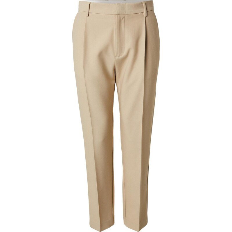 DAN FOX APPAREL Nohavice s pukmi Gabriel béžová 67774730