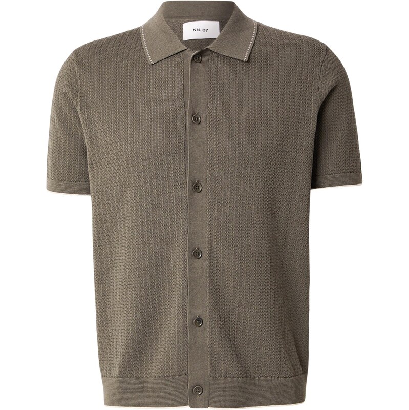 NN07 Košeľa Nalo kaki / olivová 67774825