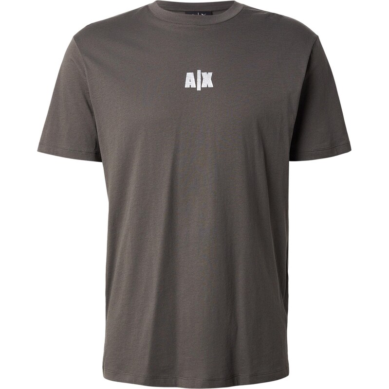 ARMANI EXCHANGE Tričko svetlohnedá / biela 67774883