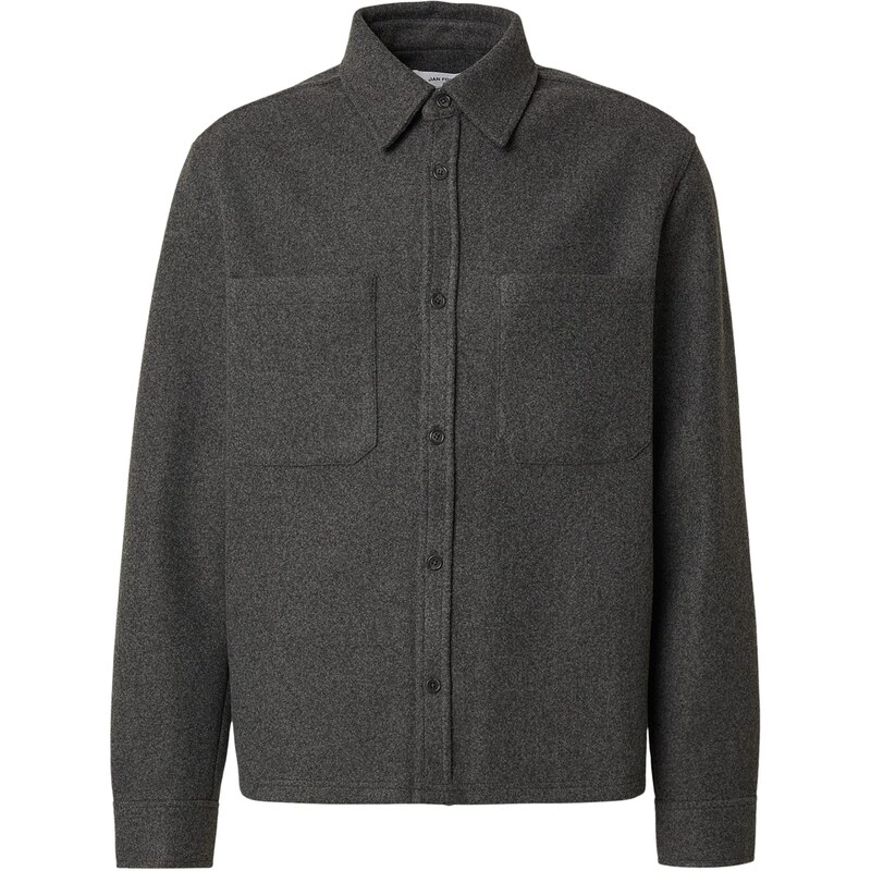 DAN FOX APPAREL Košeľa Ali tmavosivá 67774929