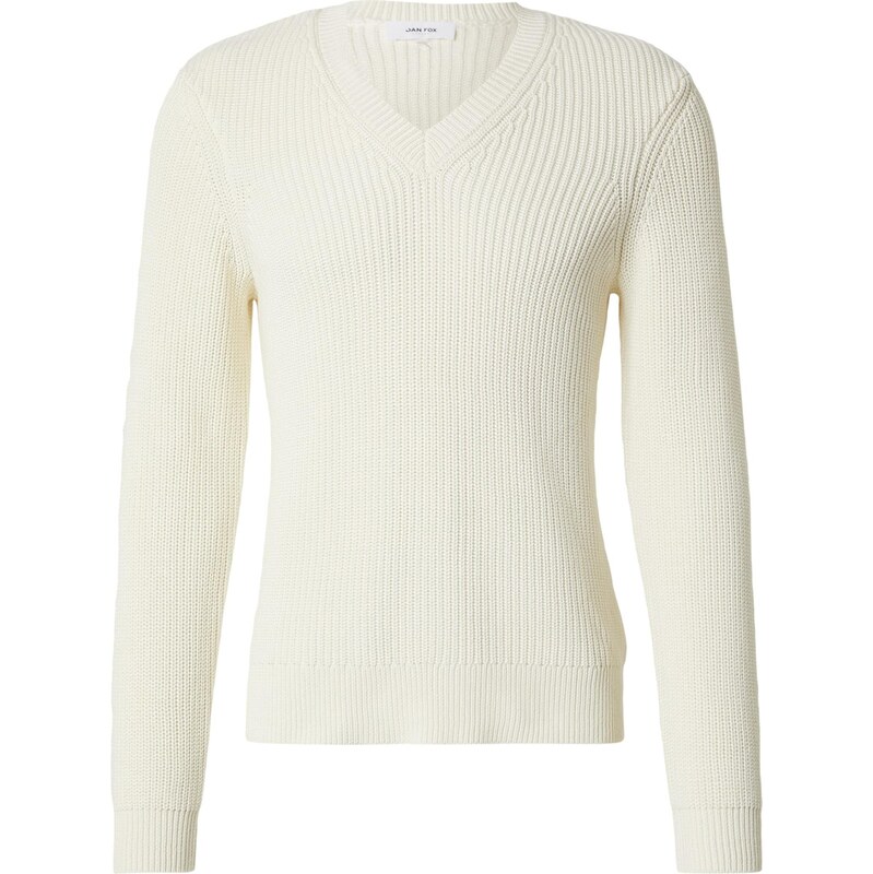 DAN FOX APPAREL Sveter Marlon šedobiela 67774946