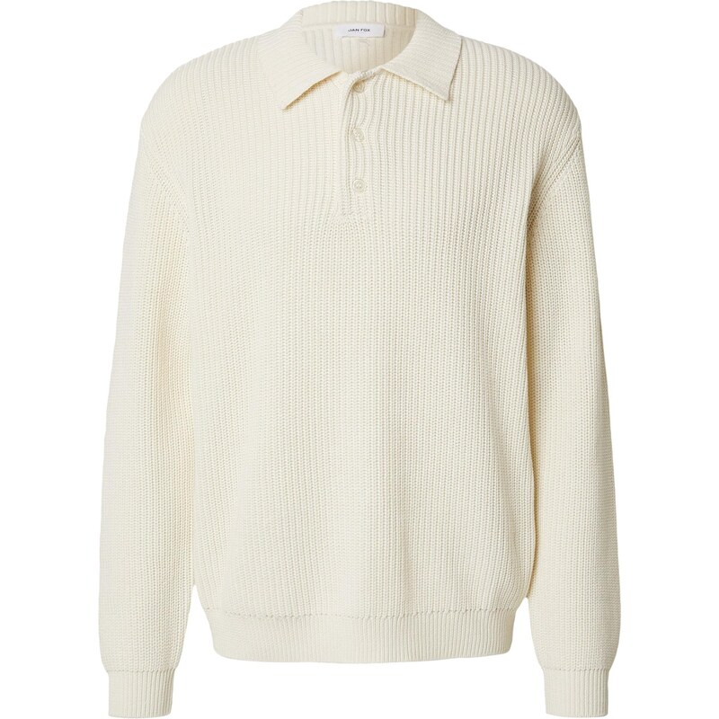 DAN FOX APPAREL Sveter Luca šedobiela 67774996