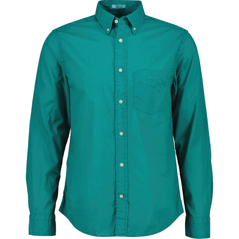 KOŠEĽA GANT REG GMNT DYED COTTON VOILE SHIRT AQUA BLUE 67768205