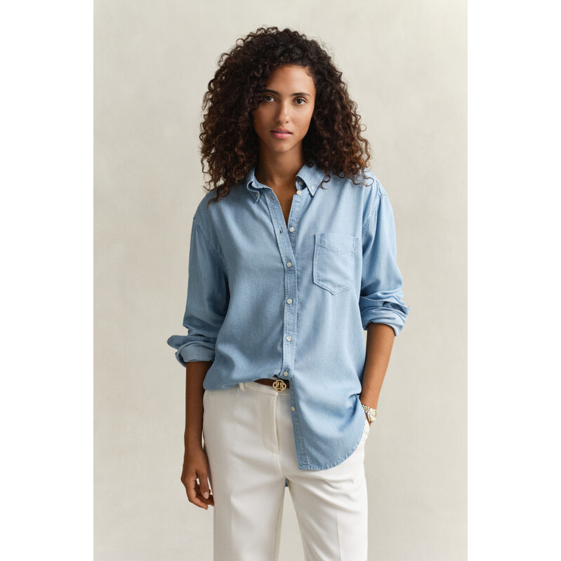 KOŠEĽA GANT REL INDIGO SHIRT LIGHT BLUE WORN IN 67768212