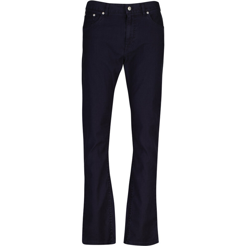 DŽÍNSY GANT SLIM COTTON / LINEN JEANS EVENING BLUE 67768196