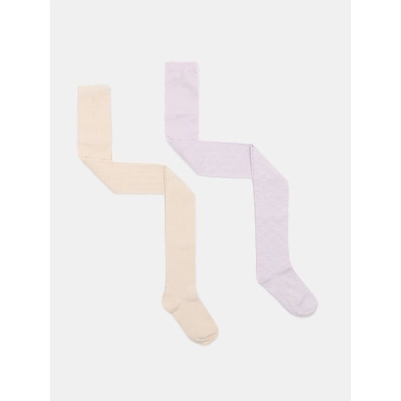 Sinsay - Súprava 2 pančúch - viacfarebná 67769735