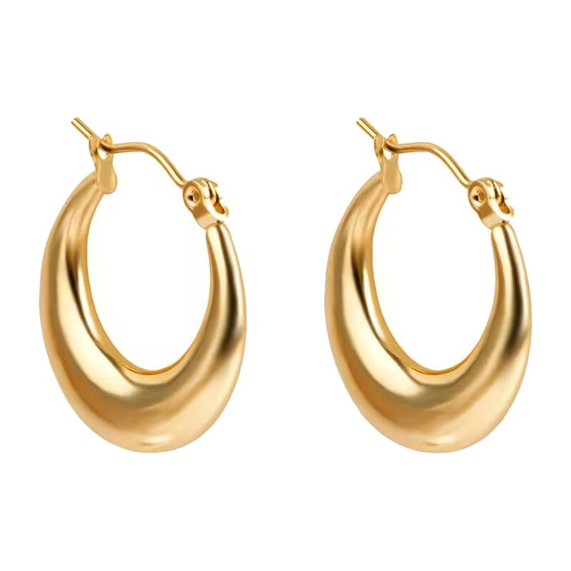 Emily Westwood Nadčasové pozlátené kruhy Lyric EWE250268G 67772566