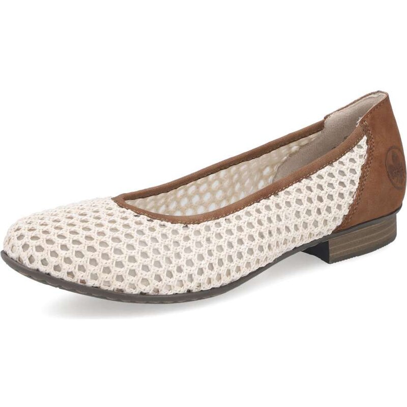 E-shop Dámske baleríny RIEKER 51960-60 béžová S6