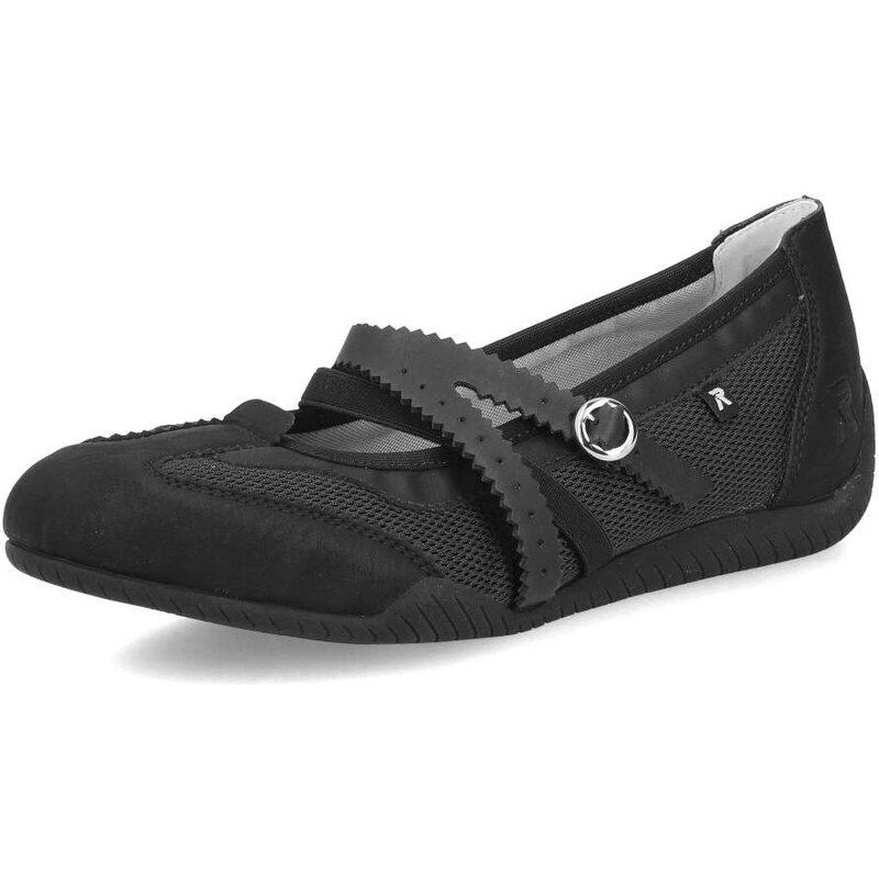 E-shop Dámske baleríny RIEKER 41250-00 čierna S6