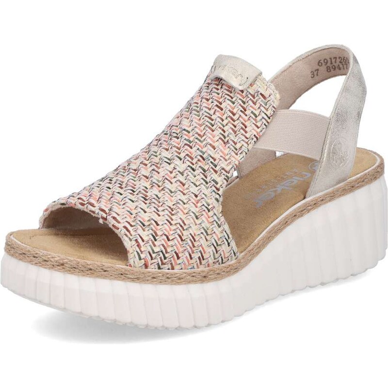 Dámske sandále RIEKER 69172-60 béžová S6 67776671