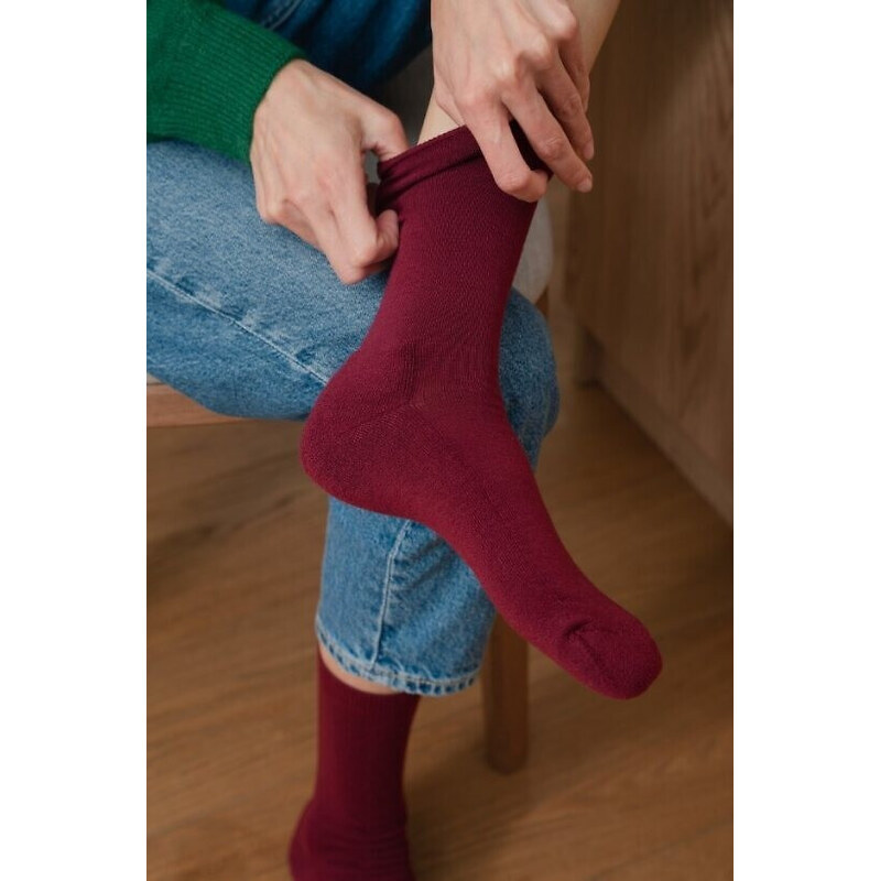 Ponožky Steven art.130 polovičné froté Merino Wool 35-41 67778227