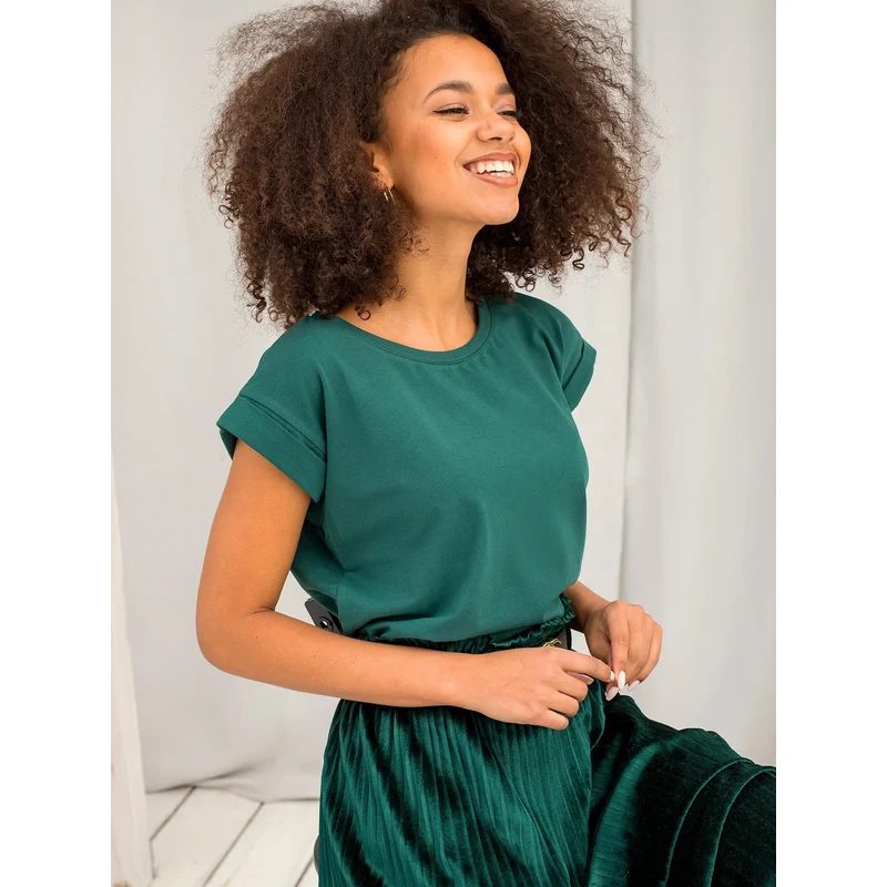 FPrice Tričko RV TS 4833.28P tmavo zelená 62367642