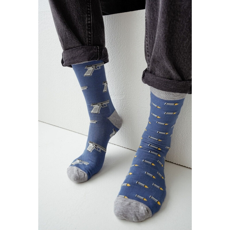 Milena PÁNSKE PONOŽKY AVANGARD PISTOLS 0125.098 65723538