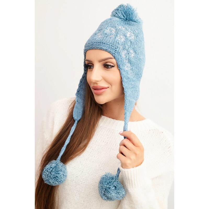 K-Fashion Dámske štuple do uší Emma K343 denim 67778605