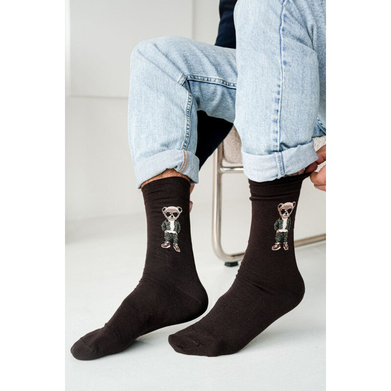 Milena Pánske ponožky Medvedík 0125.032 67778964