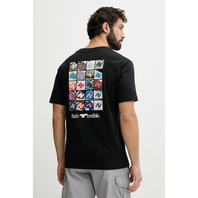 New Balance tričko pánske bavlnené N Collage 67820039