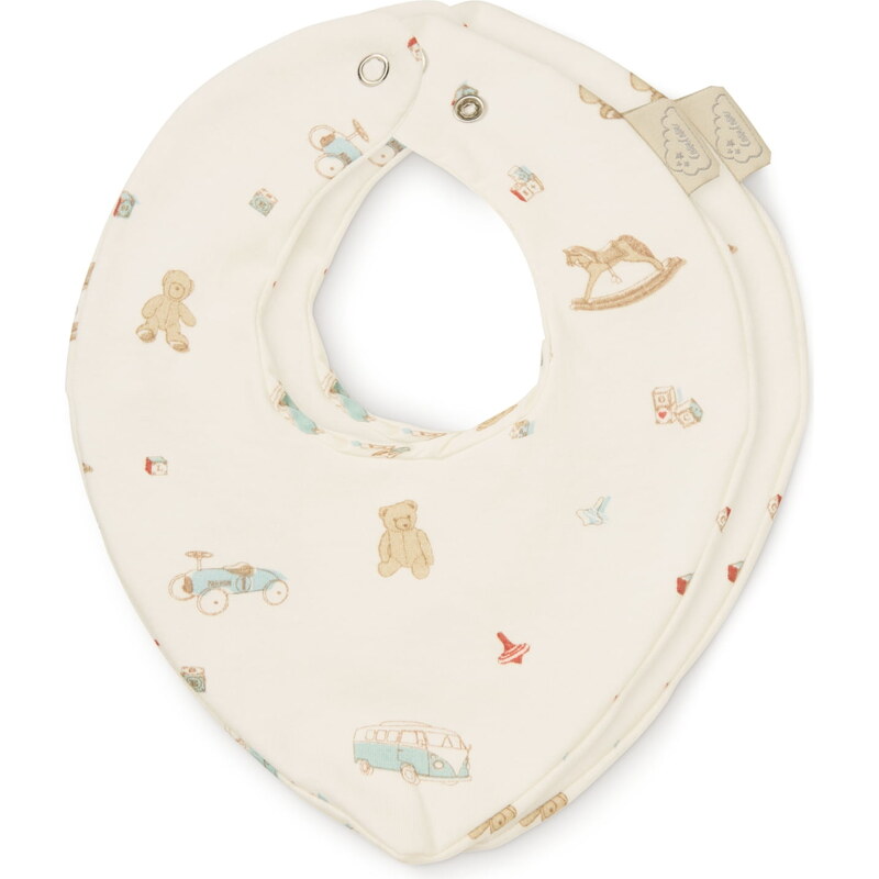 Cam Cam ApS Bryndák z organické bavlny Vintage Toys – set 2 ks 67781180