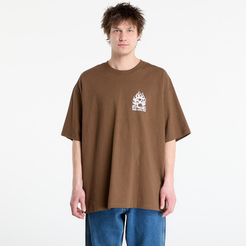 Tričko Vans Off The Wall Fever SS T-Shirt Brown XXL 68375390