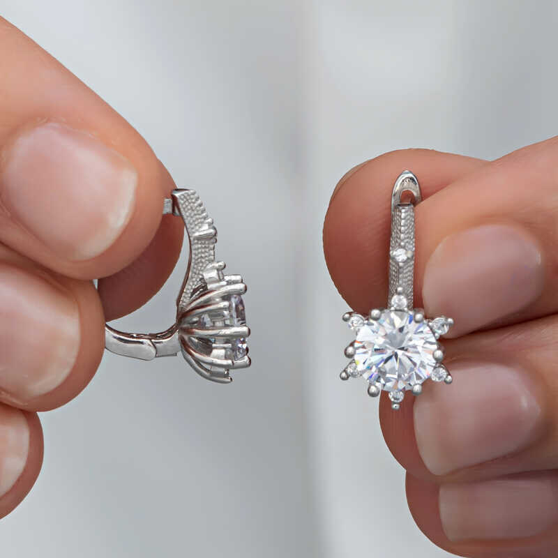 Strieborné náušnice Vittoria 67781680