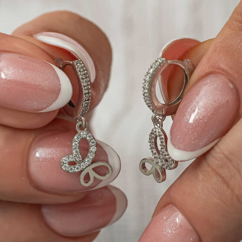 Strieborné náušnice Alya 67781689