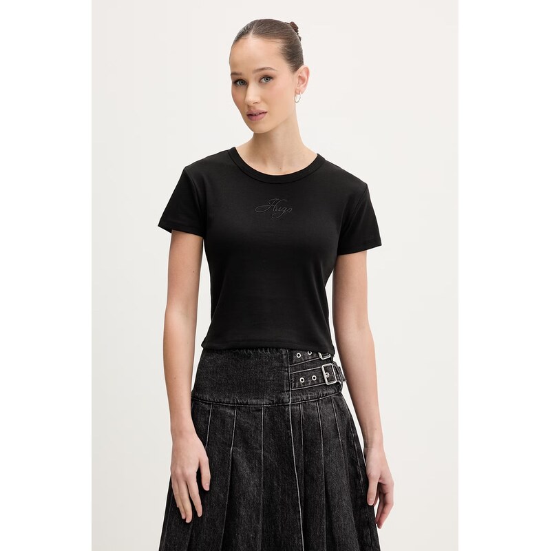 HUGO crop top dámsky 67820043