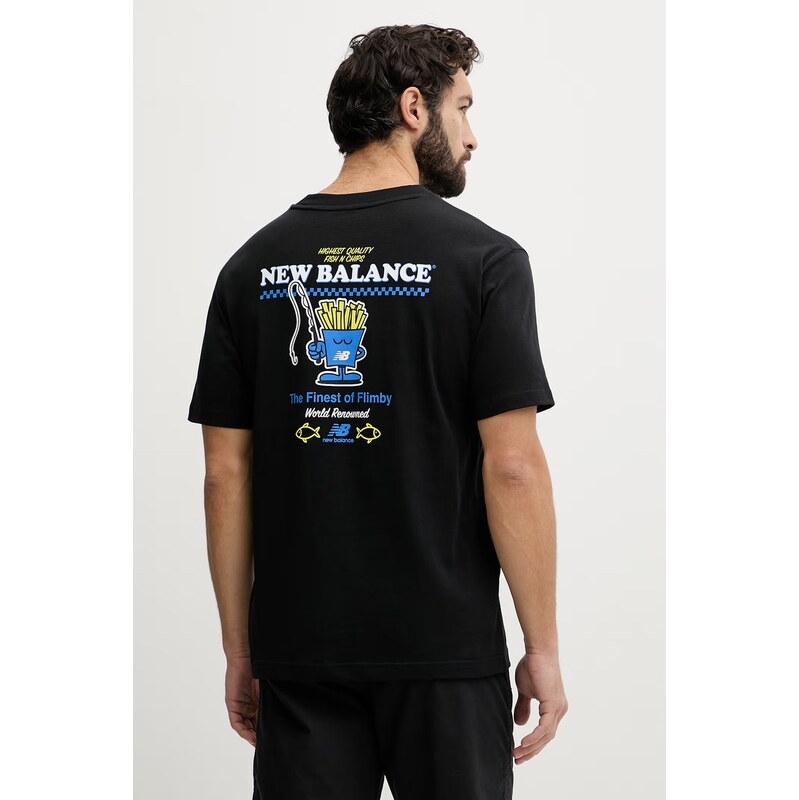 New Balance tričko pánske bavlnené Fish and Chips 67820042
