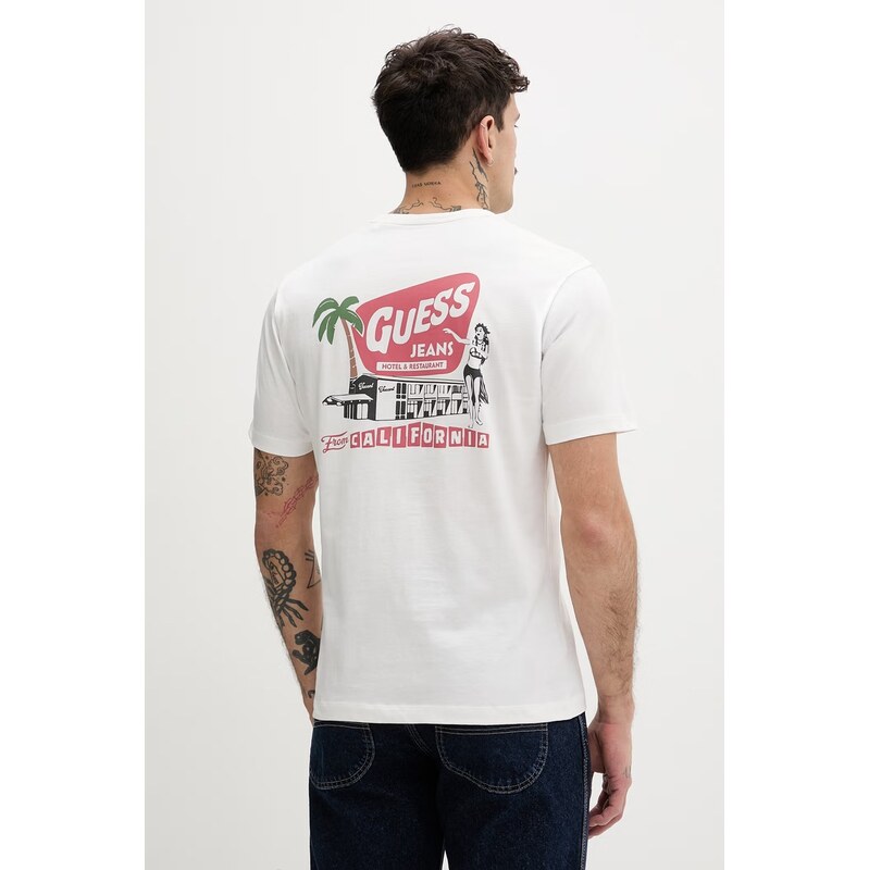 Guess Jeans tričko pánske bavlnené 67782204