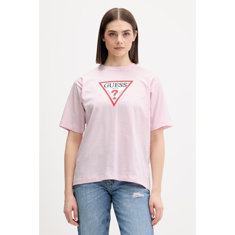 Bavlnené tričko Guess Jeans 67782438