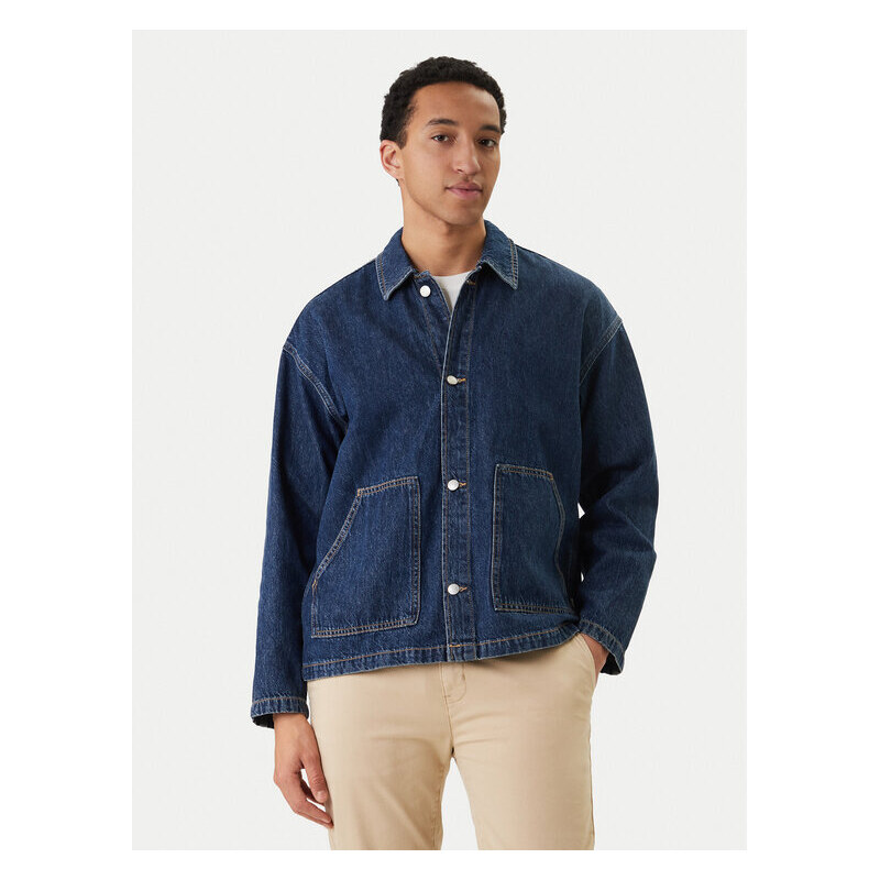 džínsová košeľa Jack & Jones 67783360